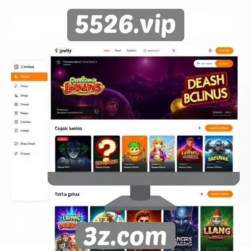 Análise da interface do usuário no site de jogos 5526.vip