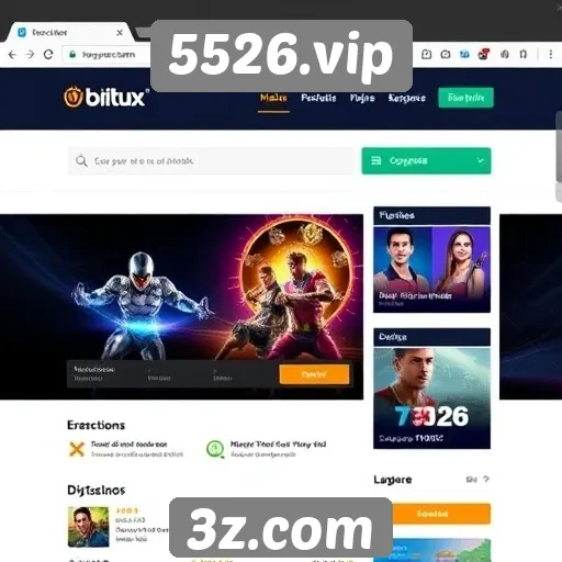 Mudanças na interface do usuário em 5526.vip